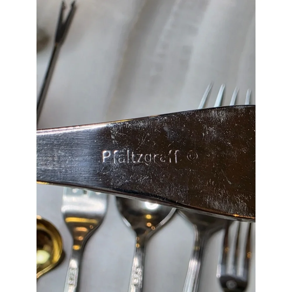 Vintage Kitchen Utensil Lot‎ Ekco Can Piercer Pfaltzgraff Flatware Stainless A3
